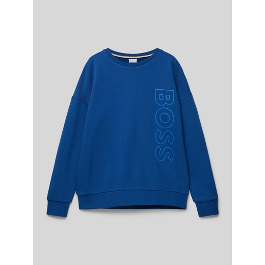 Bluzka z okrągłym dekoltem i nadrukiem z logo ze sklepu Peek&Cloppenburg  w kategorii Bluzy chłopięce - zdjęcie 174844783