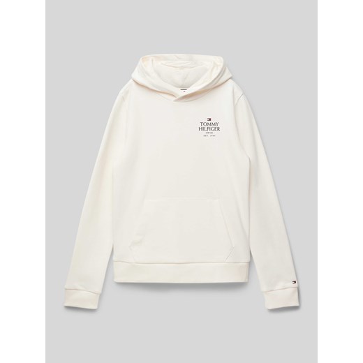 Bluza z kapturem z wyhaftowanym logo ze sklepu Peek&Cloppenburg  w kategorii Bluzy chłopięce - zdjęcie 174844794