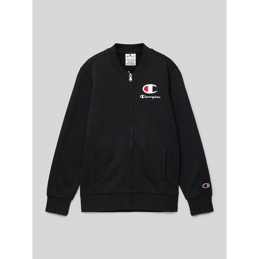 Bluza rozpinana z wyhaftowanym logo ze sklepu Peek&Cloppenburg  w kategorii Bluzy chłopięce - zdjęcie 174844854