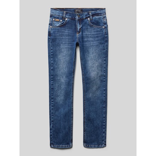 Jeansy o kroju relaxed fit z 5 kieszeniami ze sklepu Peek&Cloppenburg  w kategorii Spodnie chłopięce - zdjęcie 174845050