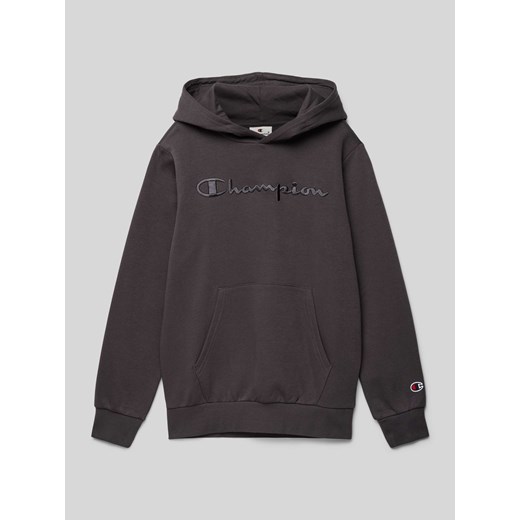 Bluza z kapturem z wyhaftowanym logo ze sklepu Peek&Cloppenburg  w kategorii Bluzy dziewczęce - zdjęcie 174845371