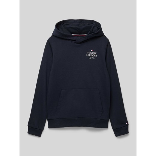 Bluza z kapturem z wyhaftowanym logo ze sklepu Peek&Cloppenburg  w kategorii Bluzy chłopięce - zdjęcie 174845502