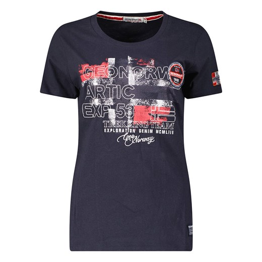 Geographical Norway Koszulka "Jarry" w kolorze granatowym Geographical Norway M promocyjna cena Limango Polska