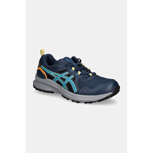 Asics buty Trail Scout 3 męskie kolor granatowy 1011B700 ze sklepu ANSWEAR.com w kategorii Buty trekkingowe męskie - zdjęcie 174848071