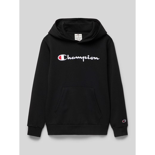 Bluza z kapturem z wyhaftowanym logo ze sklepu Peek&Cloppenburg  w kategorii Bluzy chłopięce - zdjęcie 174848683