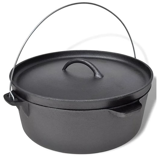 Kociołek żeliwny z akcesoriami 11,3L F5-P41 ze sklepu Edinos.pl w kategorii Ogród i taras - zdjęcie 174849661