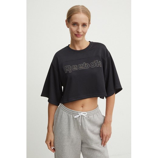 Reebok Classic t-shirt damski kolor czarny 100205753 ze sklepu ANSWEAR.com w kategorii Bluzki damskie - zdjęcie 174851181