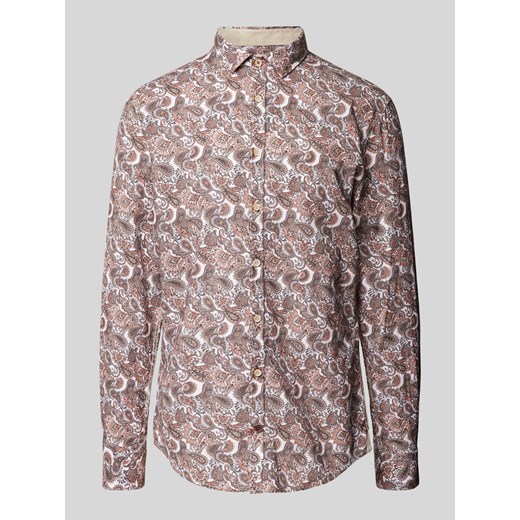 Koszula casualowa o kroju regular fit z kołnierzykiem typu cutaway ze sklepu Peek&Cloppenburg  w kategorii Koszule męskie - zdjęcie 174852490