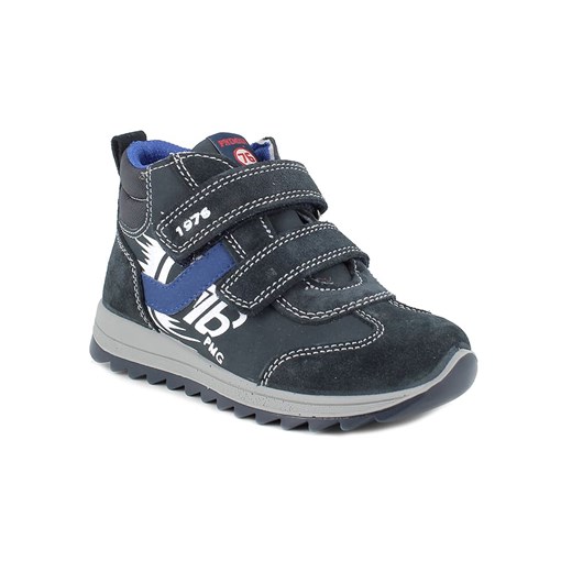 Primigi Skórzane sneakersy w kolorze granatowym ze sklepu Limango Polska w kategorii Buty zimowe dziecięce - zdjęcie 174853460