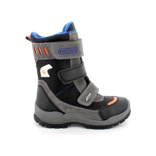 Buty zimowe dziecięce Primigi skórzane na rzepy kozaki