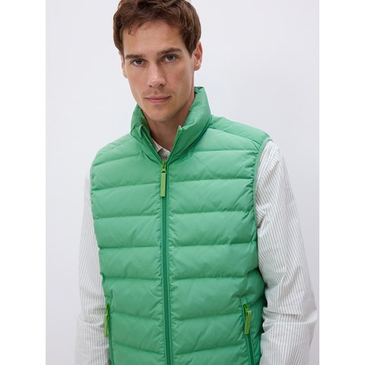 Reserved - Puchowa kamizelka - zielony Reserved L Reserved