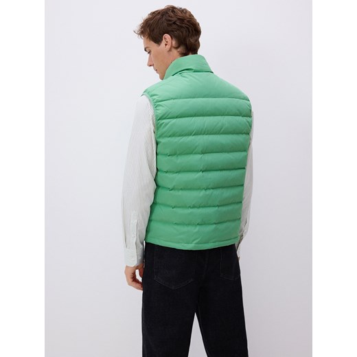 Reserved - Puchowa kamizelka - zielony Reserved XL Reserved