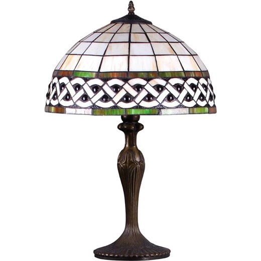 Lampka stołowa witrażowa w stylu retro - S999-Awinion ze sklepu Edinos.pl w kategorii Lampy stołowe - zdjęcie 174860073