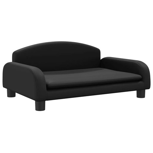 Czarna minimalistyczna sofa dla dzieci - Velira 4X ze sklepu Edinos.pl w kategorii Meble dziecięce - zdjęcie 174860173