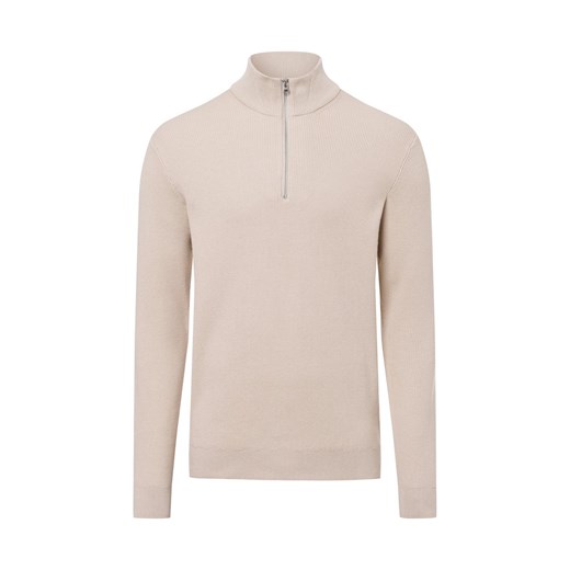 Only&Sons Sweter - ONSPhil Mężczyźni drobna dzianina beżowy jednolity ze sklepu vangraaf w kategorii Swetry męskie - zdjęcie 174862900