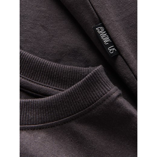Reserved - T-shirt oversize Among Us - ciemnoszary Reserved 152 (11 lat) Reserved