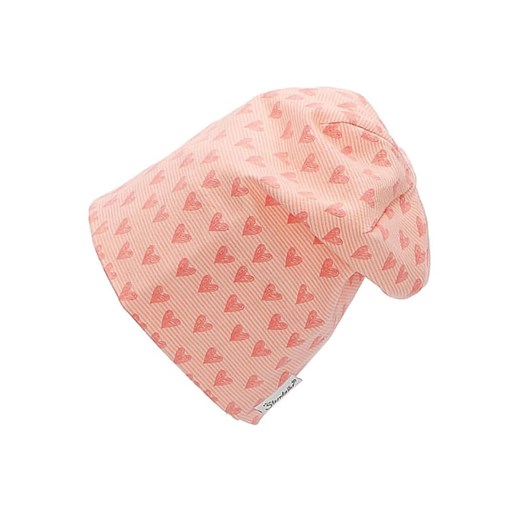 Sterntaler Czapka beanie w kolorze brzoskwiniowym ze sklepu Limango Polska w kategorii Czapki dziecięce - zdjęcie 174866763