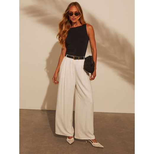 Bluzka damska La Angels bez rękawów z elastanu 