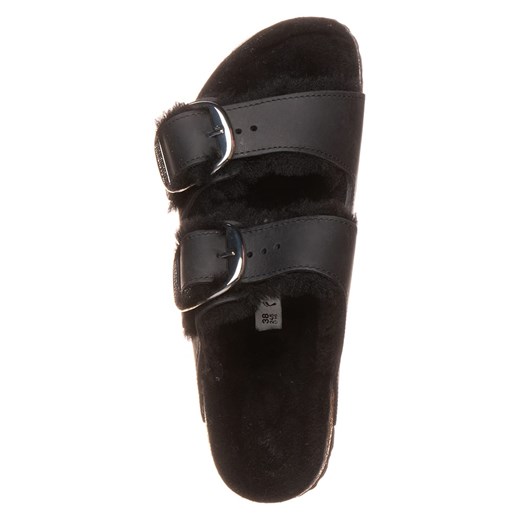 Birkenstock Skórzane klapki "Arizona" w kolorze czarnym 36 promocja Limango Polska