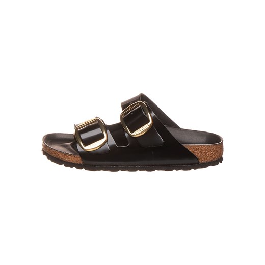 Birkenstock Skórzane klapki &quot;Arizona&quot; w kolorze czarnym ze sklepu Limango Polska w kategorii Klapki damskie - zdjęcie 174871110