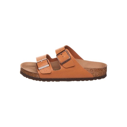 BIRKENSTOCK klapki damskie na lato płaskie z tkaniny bez zapięcia 