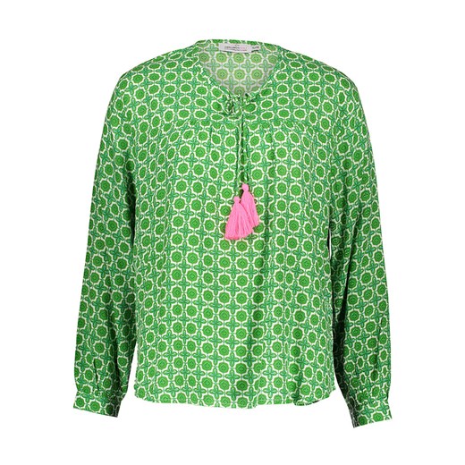 Zwillingsherz Bluzka &quot;Yumi&quot; w kolorze zielonym Zwillingsherz L/XL wyprzedaż Limango Polska