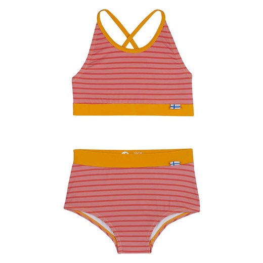 finkid Bikini &quot;Bikinit&quot; w kolorze różowo-pomarańczowym ze sklepu Limango Polska w kategorii Stroje kąpielowe - zdjęcie 174871474