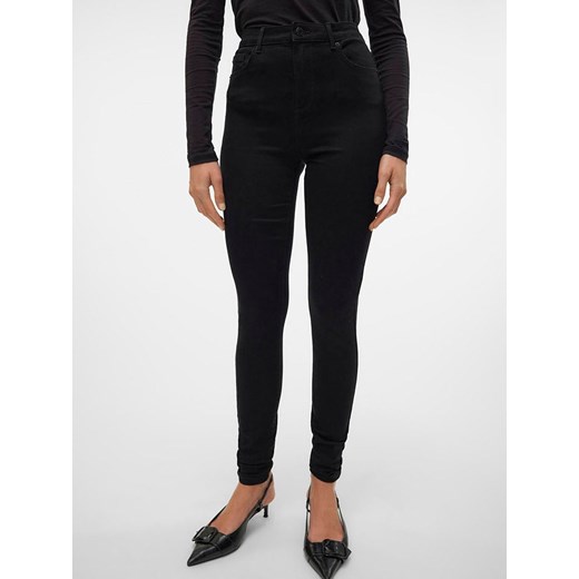 Vero Moda Dżinsy - Skinny fit - w kolorze czarnym ze sklepu Limango Polska w kategorii Jeansy damskie - zdjęcie 174872962