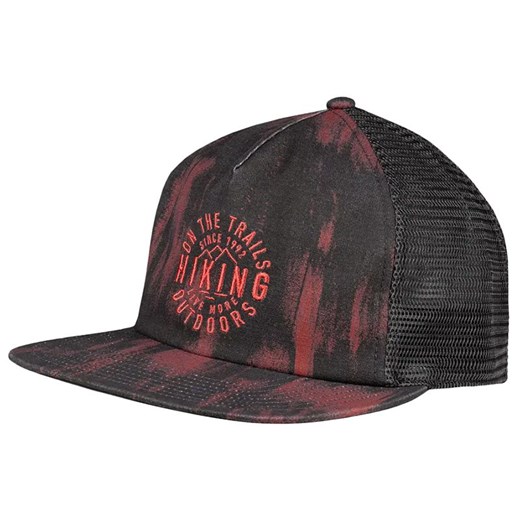 Czapka z daszkiem Buff Trucker Cap Ikshi Terracotta 133558.209.30.00 - szara ze sklepu streetstyle24.pl w kategorii Czapki z daszkiem męskie - zdjęcie 174874224
