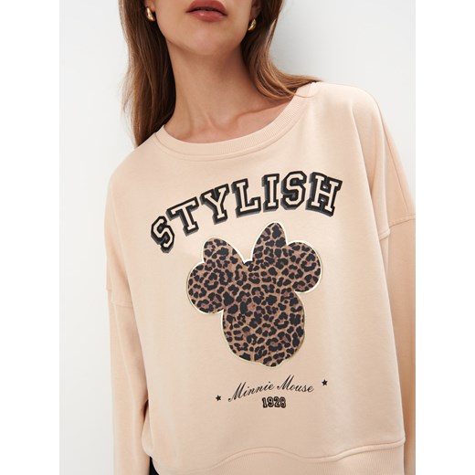 Bluza damska Mohito z napisami jesienna 