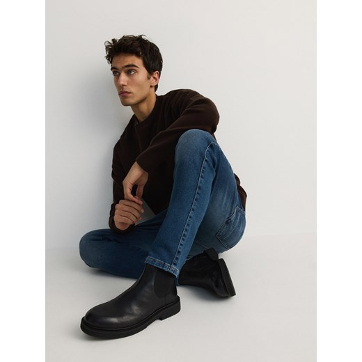 Jeansy męskie Reserved bawełniane 