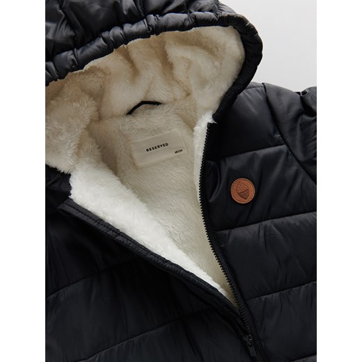 Reserved - Kombinezon z ociepleniem - czarny Reserved 80 (9-12 m.) Reserved