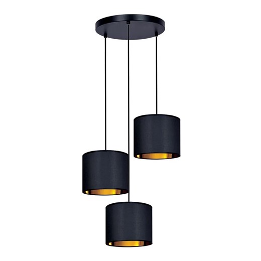 Potrójna lampa wisząca abażurowa - S959-Silko ze sklepu Edinos.pl w kategorii Lampy wiszące - zdjęcie 174880373