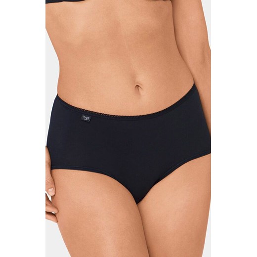 Sloggi 24/7 Cotton Midi czarne figi wysokie 10167187, Kolor czarny, Rozmiar 38, Sloggi ze sklepu Primodo w kategorii Majtki damskie - zdjęcie 174909792