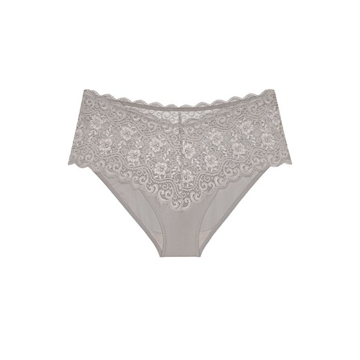 Triumph figi damskie koronkowe Amourette Maxi 10210675-7816, Kolor szary, Rozmiar 36, Triumph ze sklepu Primodo w kategorii Majtki damskie - zdjęcie 174912183