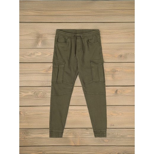 Sinsay - Joggery cargo - khaki ze sklepu Sinsay w kategorii Spodnie męskie - zdjęcie 174917893