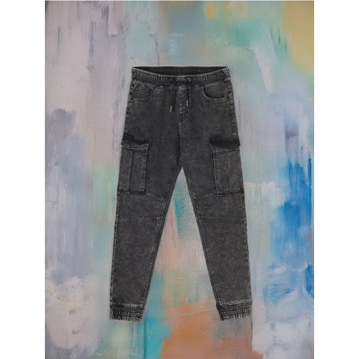 Sinsay - Joggery cargo - szary ze sklepu Sinsay w kategorii Spodnie męskie - zdjęcie 174917894