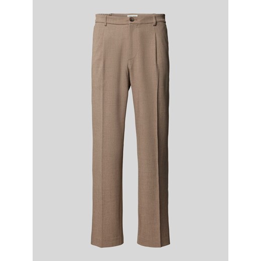 Spodnie o kroju regular fit z wpuszczanymi kieszeniami w stylu francuskim ze sklepu Peek&Cloppenburg  w kategorii Spodnie męskie - zdjęcie 174919791