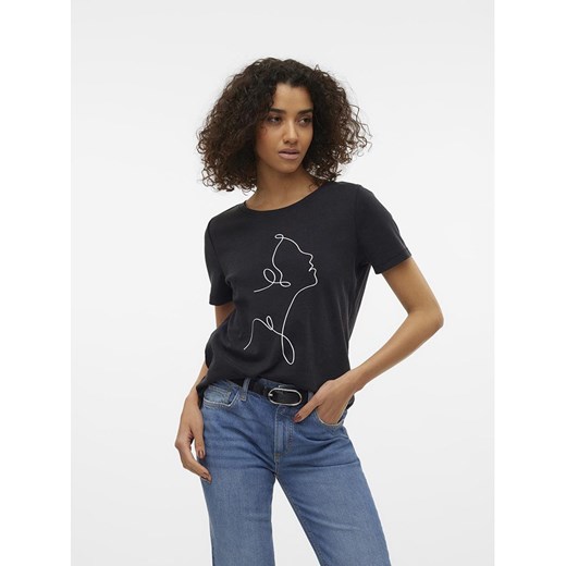 Vero Moda Koszulka w kolorze białym ze sklepu Limango Polska w kategorii Bluzki damskie - zdjęcie 174923913