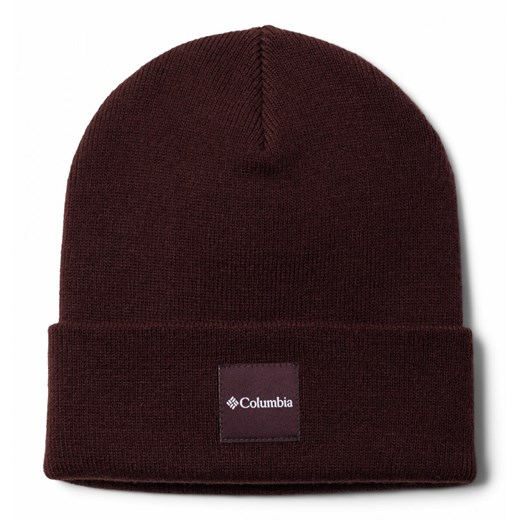 Czapka zimowa uniseks Columbia City Trek Heavyweight Beanie - fioletowa ze sklepu Sportstylestory.com w kategorii Czapki zimowe damskie - zdjęcie 174927671