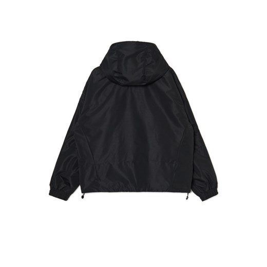 Cropp - Czarna kurtka anorak z kapturem - czarny Cropp M Cropp