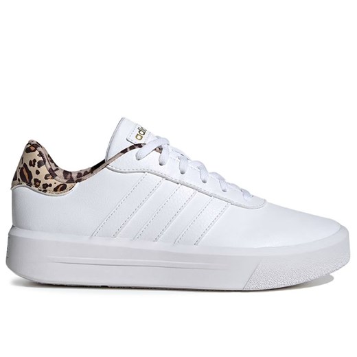 Buty adidas Court Platform IG8609 - białe ze sklepu streetstyle24.pl w kategorii Buty sportowe damskie - zdjęcie 174931932