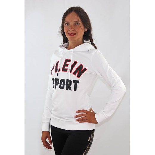 Plein Sport Bluza w kolorze białym Plein Sport S promocyjna cena Limango Polska