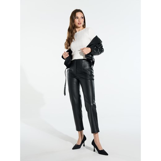 Sinsay - Bluzka z długim rękawem - kremowy Sinsay XXL Sinsay