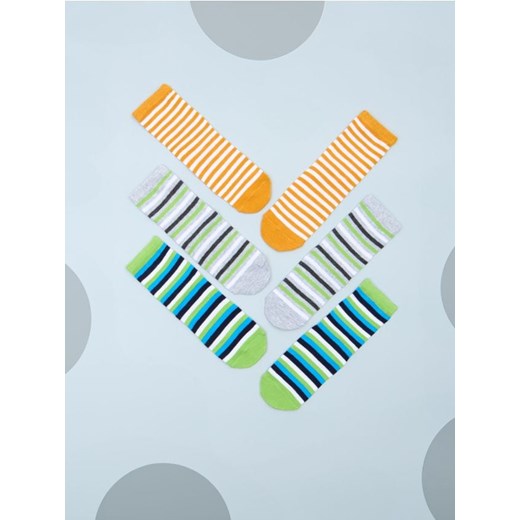 Sinsay - Skarpetki 3 pack - wielobarwny - id: 501AV-MLC - marki Sinsay - 174939840 Sinsay - Skarpetki 3 pack - wielobarwny ze sklepu Sinsay w kategorii Skarpetki dziecięce - zdjęcie 174939840