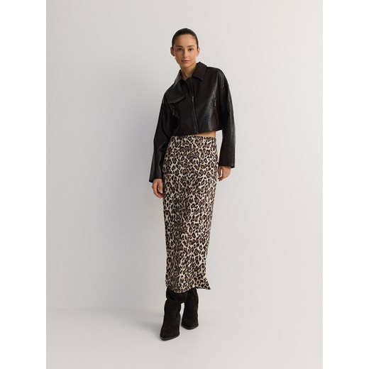 Reserved - Spódnica w zwierzęcy wzór - wielobarwny Reserved M Reserved