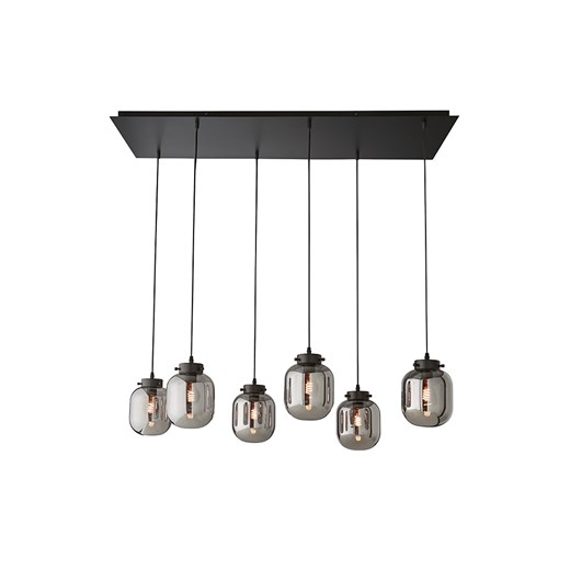 FISCHER &amp; HONSEL Lampa wisząca w kolorze czarno-szarym - 115 x 38 cm ze sklepu Limango Polska w kategorii Oświetlenie - zdjęcie 174946150