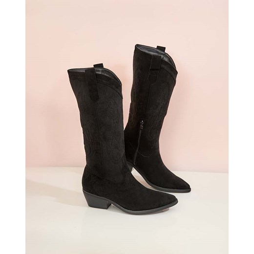 Royalfashion Kowbojki damskie na obcasie Lieffil Royalfashion.pl 41 okazja royalfashion.pl