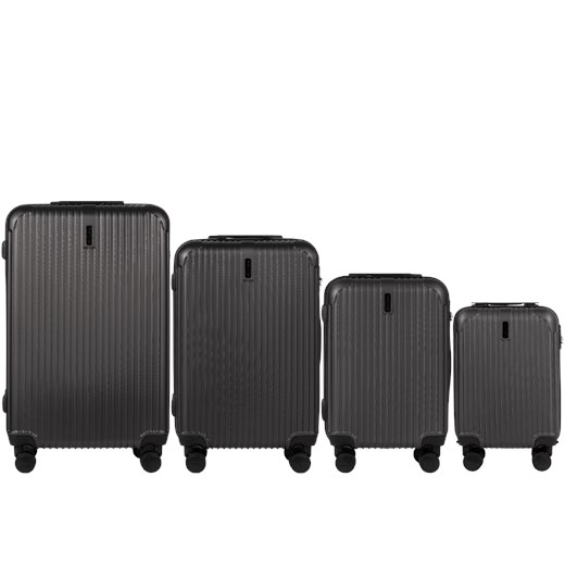 ZESTAW 4 WALIZEK WINGS EGRET DARK GREY ze sklepu WINGS w kategorii Walizki - zdjęcie 174947151