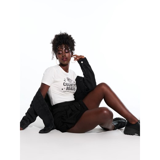 Sinsay - Koszulka - kremowy Sinsay S Sinsay